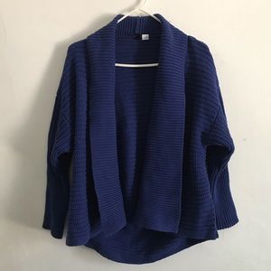 UO “BDG” Blue Thick Knitted Cardigan